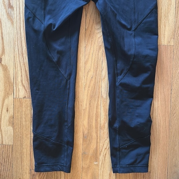 Lululemon sz 8 All The Right Places Crop II 23" Black great pre owned cond - Picture 6 of 15